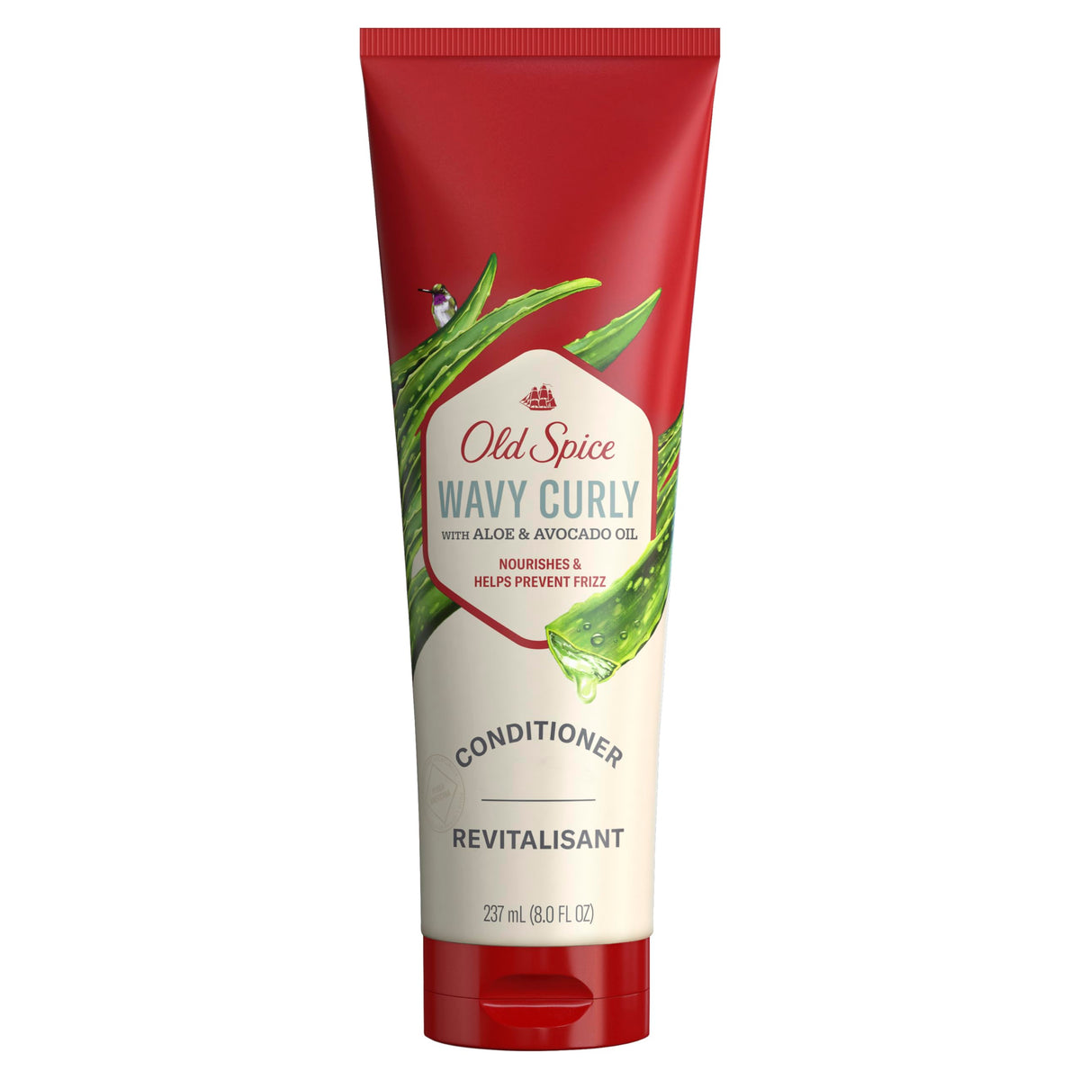 Old Spice Wavy Curly Hair Conditioner with Aloe & Avocado Oil, 237 mL