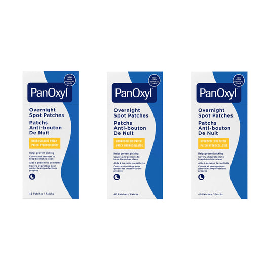 PanOxyl PM Patches 3 Pack (120 Count) PM Patches Bundle
