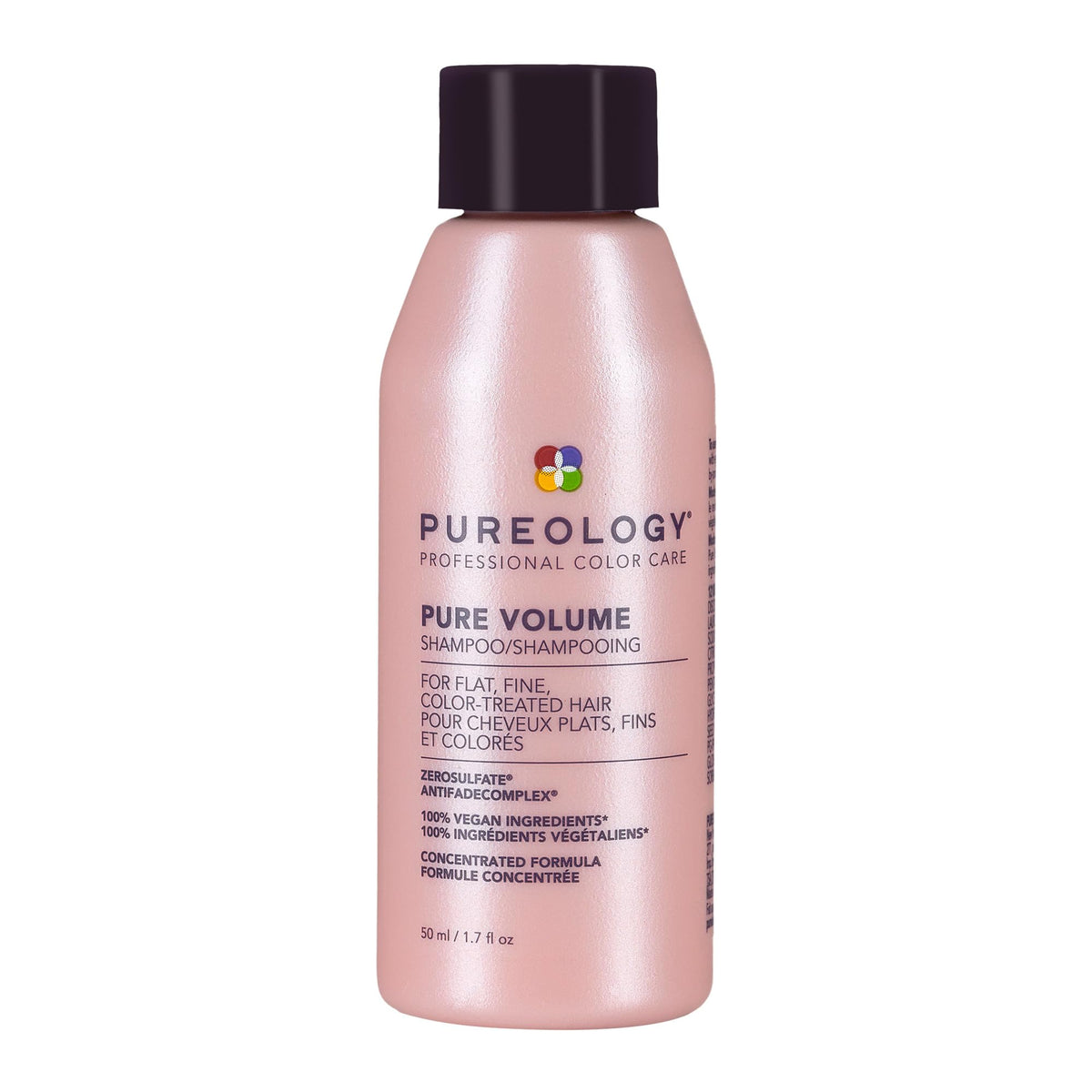 Pureology Pure Volume Shampoo, Voluminizing Shampoo, For Flat, Fine Colour-Treated Hair, Clarifying Shampoo, Removes Oil and Build-Up, Vegan, Sulfate-Free, Paraben-Free