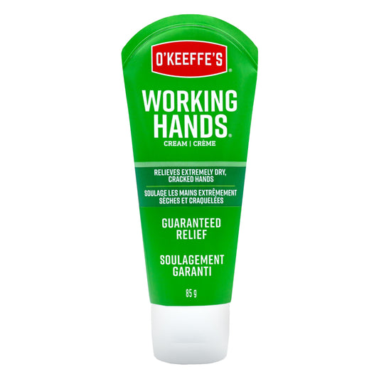 O'Keeffe's Working Hands Hand Cream for Extremely Dry, Cracked Hands, Heals, Relieves and Repairs, Boosts Moisture Levels, 3oz/85g, Pack of 1