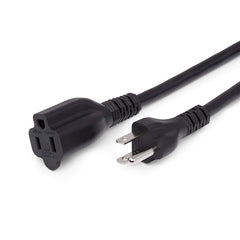Amazon Basics 3-Foot Extension Cord -13 Amps, 125V - 2-Pack, Black