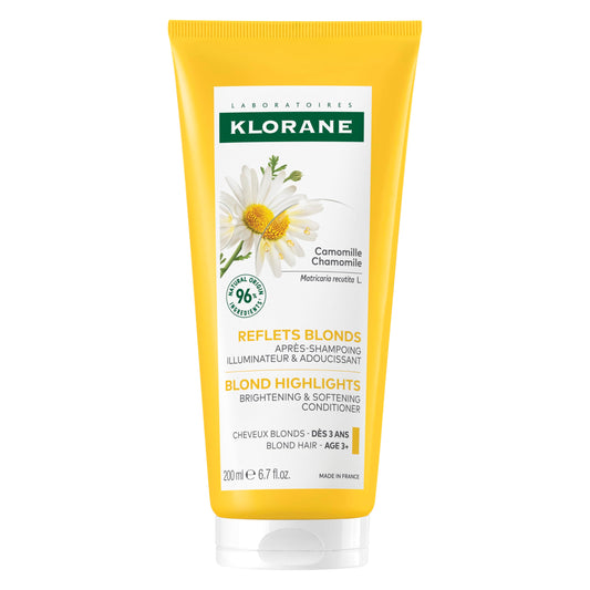 Klorane - Conditioner With Organic Chamomile For Blonde Hair - Enhances Highlights, Brightens Blonde Hair - 200ml
