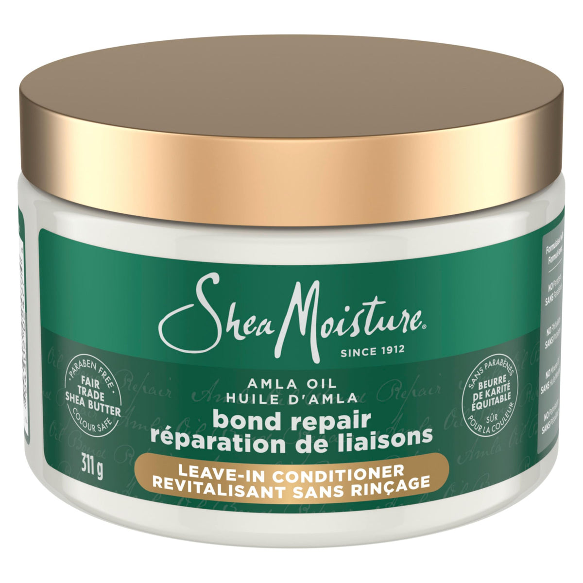 SheaMoisture Amla Oil Bond Repair Leave-In Conditioner with Restorative HydroPlex Infusion to Strengthen Hair, 311g