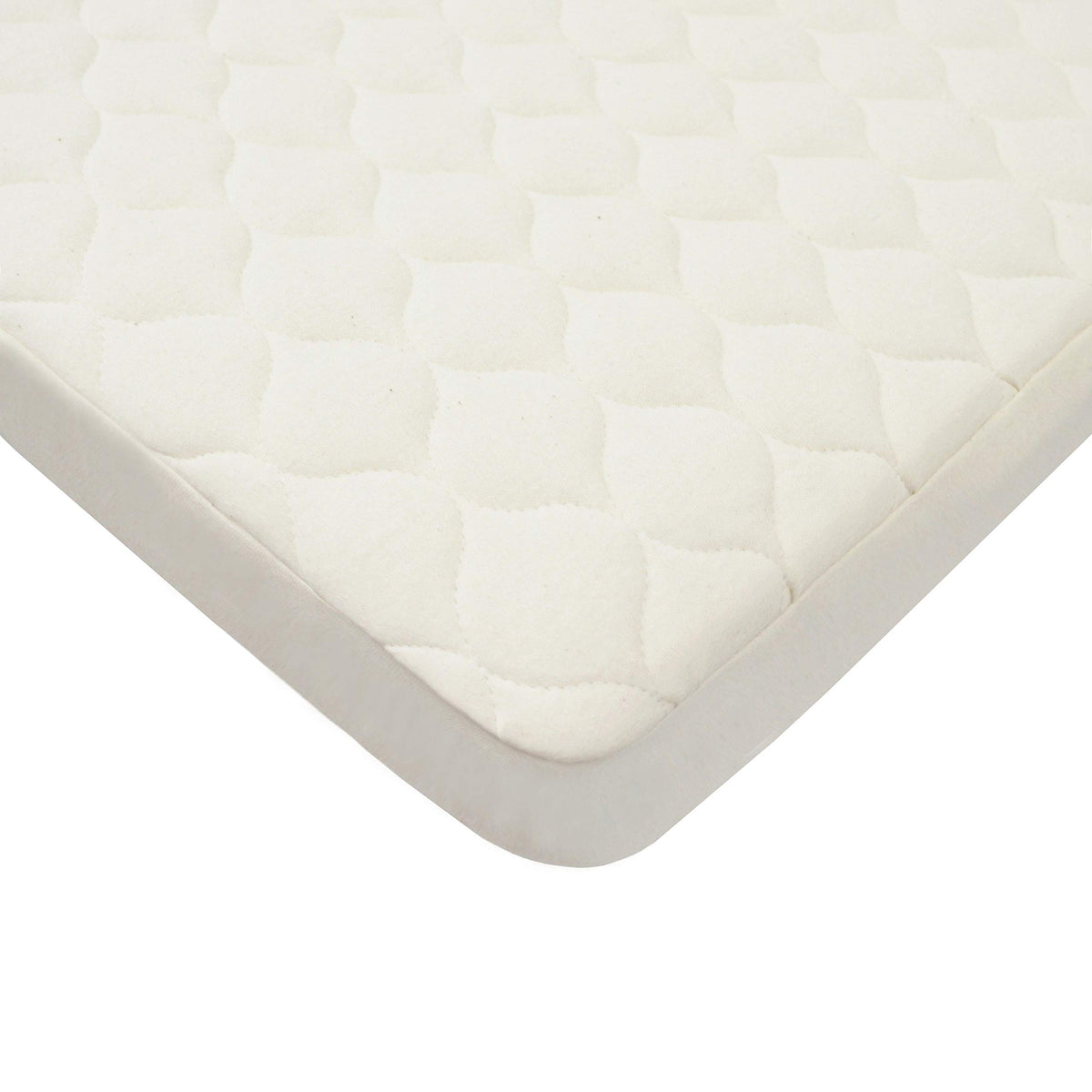 American Baby Company Waterproof Bassinet Mattress Protector, Quilted Fitted Protector Pad Cover Made with Organic Cotton Top Layer, 33" x 15"
