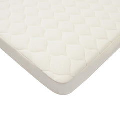 American Baby Company Waterproof Bassinet Mattress Protector, Quilted Fitted Protector Pad Cover Made with Organic Cotton Top Layer, 33" x 15"
