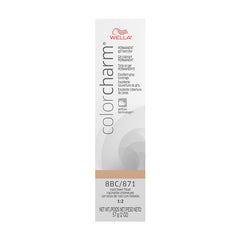 COLORCHARM Permanent Gel| Hair Color for Gray Coverage| 8BC Root Beer Float| 2 Fl oz.