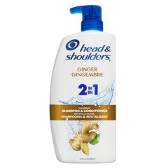 Head & Shoulders Ginger 2-in-1 Anti-Dandruff Shampoo + Conditioner, 835 mL