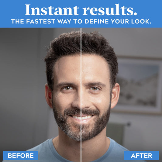 Just for Men 1-Day Beard & Brow Color, Temporary Color for Beard and Eyebrows, For a Fuller, Well-Defined Look, Up to 30 Applications, Black (1 Count)