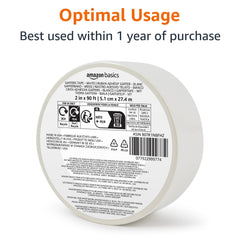 AmazonBasics Gaffers Tape - 2 Inch x 90 Feet, White
