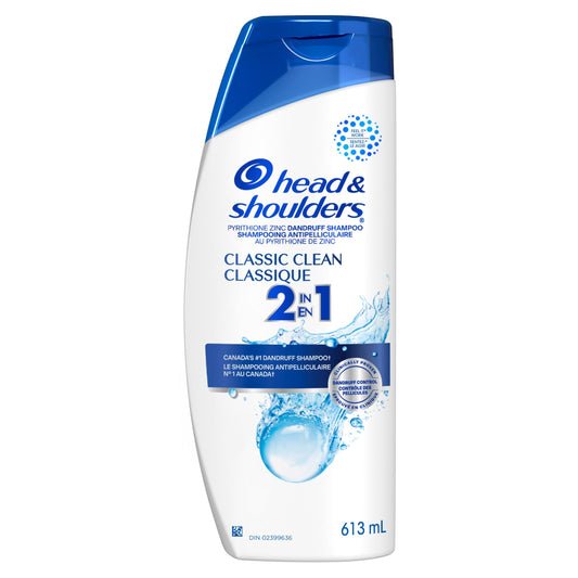 Head & Shoulders Classic Clean 2-in-1 Shampoo + Conditioner, 613ML