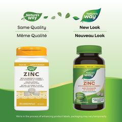 Nature’s Way Zinc with Echinacea & Vitamin C - Immune Support Supplement with Zinc, Echinacea, and Vitamin C – Natural Wild Berry Flavour - 120 Lozenges, Value Size