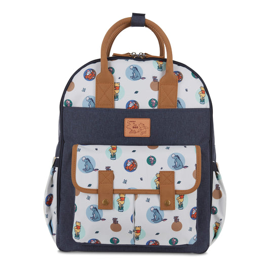 Disney Baby Diaper Bag Backpack, Winnie The Pooh Double Hnadle