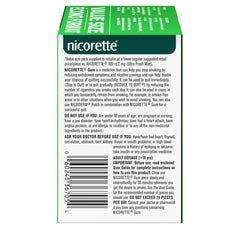 Nicorette Nicotine Gum, Quit Smoking and Smoking Cessation Aid, Ultra Fresh Mint, 2mg, 210 pieces