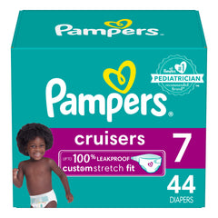 Pampers Cruisers Diapers Size 7 44 Count