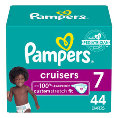 Pampers Cruisers Diapers Size 7 44 Count