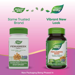 Nature’s Way Fenugreek Seed – Breastfeeding Supplement – Lactation Support to Help Mothers Increase Breast Milk Production, Non-GMO – 100 Vegetarian Capsules