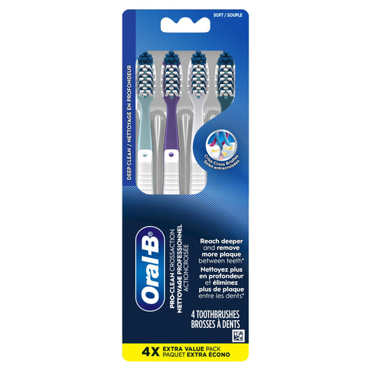 Oral-B Pro-Health All in One Toothbrush, Soft, 4 count