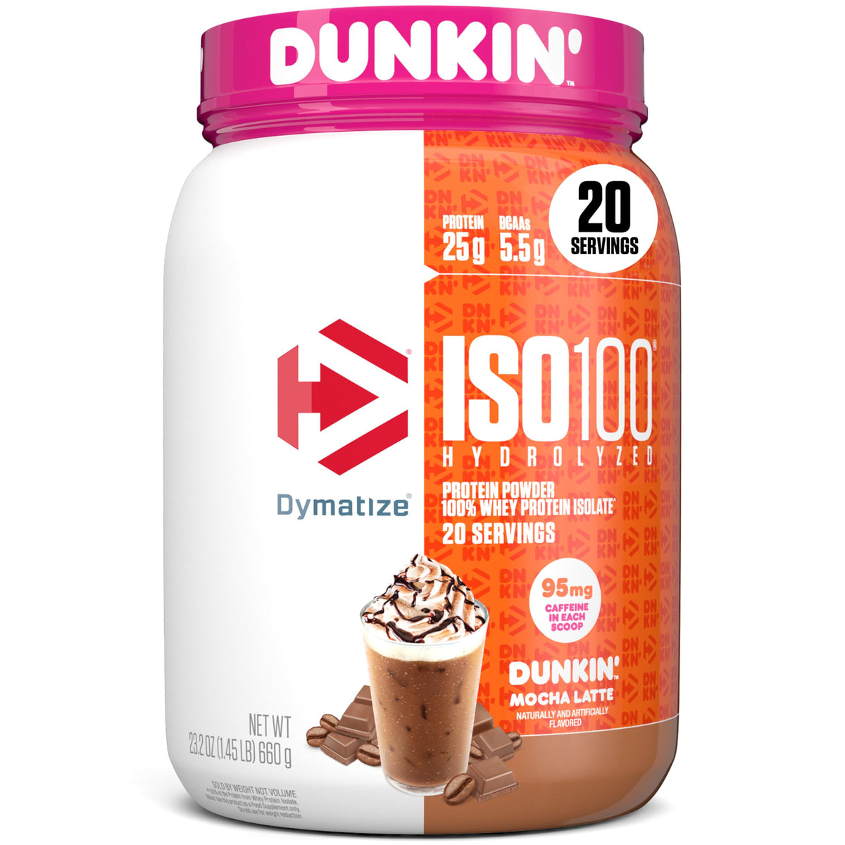 Dymatize ISO100 - Dunkin' Mocha Latte 20 srv