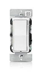 Leviton Decora Dimmer with Slide Bar and Rocker Switch, 15 Amp, DSL06-1LZ, White