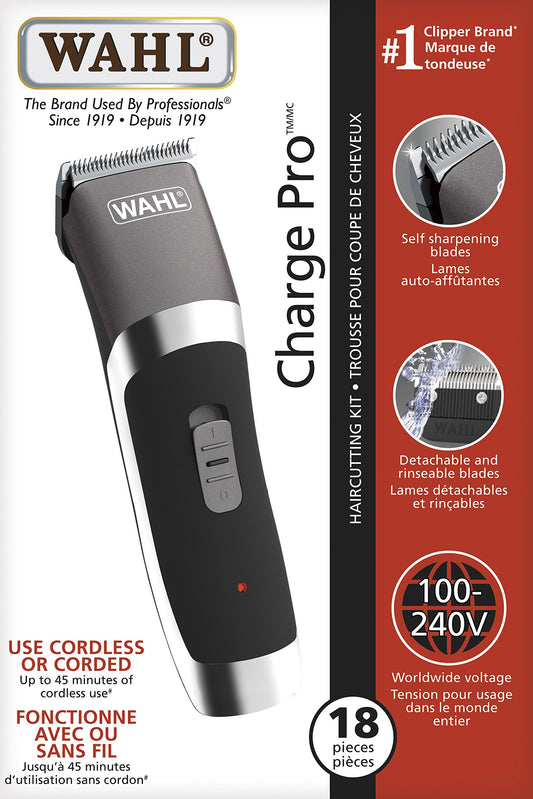 Wahl Men's Haircutting Clipper Kit, Electric Hair Clipper, Grooming Kit for Men, Trim your hair at home, Certified for Canada, Model 3293