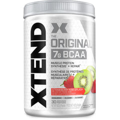 Scivation XTEND Original BCAA Powder - Sugar-Free Muscle Recovery with 7g BCAA, 2.5g L-Glutamine - Strawberry Watermelon, 30 Servings