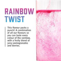 BioSteel Sports Hydration Mix, Great Tasting Hydration with Zero Sugar, and No Artificial Flavours or Preservatives, Rainbow Twist Flavour, 45 Servings per Tub