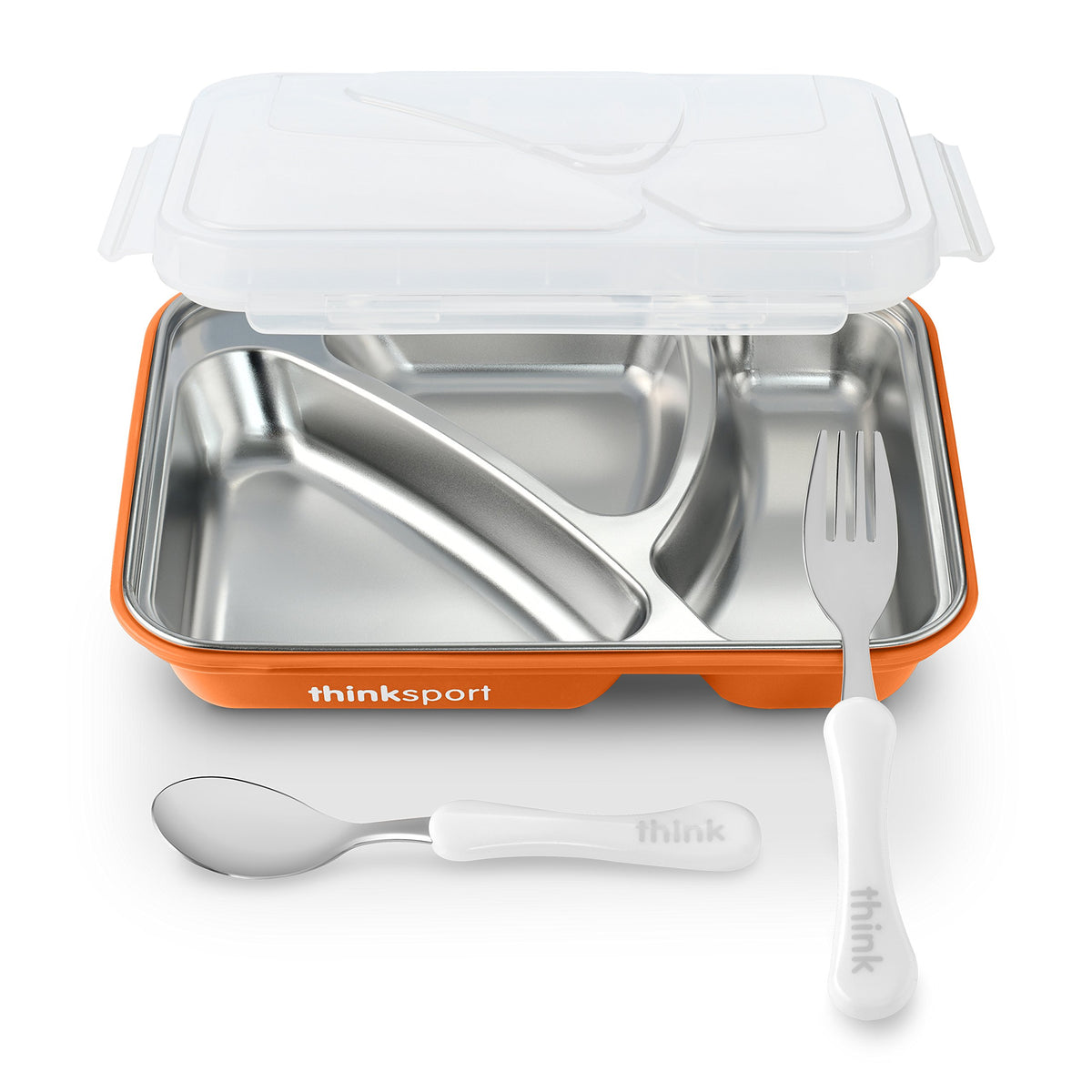 Thinksport Food Container, Medium, Orange