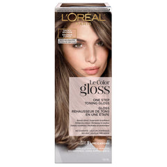 L'Oreal Paris Le Color Gloss One Step Toning Hair Gloss Treatment, Smoky Bronde, Enhance Your Shine with this Semi Permanent Hair color, 1 Kit