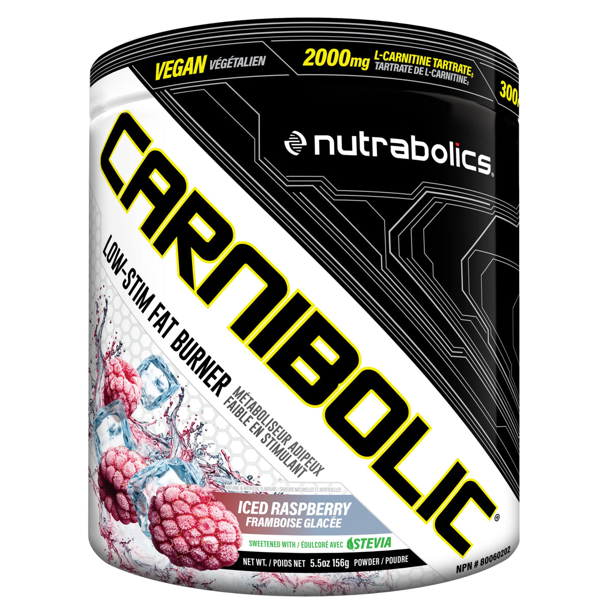 Nutrabolics Carnibolic Low Stim Fat Burner Ice Raspberry 150 g