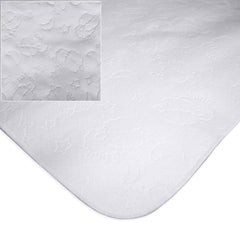 American Baby Company Waterproof Reusable Embossed Quilt-Like Flat Crib Protective Mattress Pad Cover for Babies, Adults and Pets