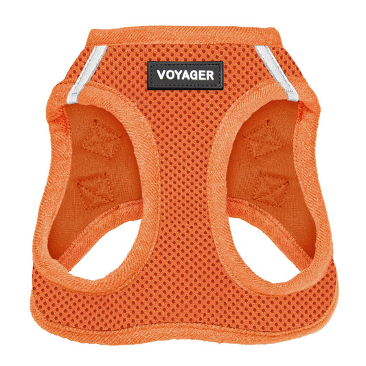 Voyager Step-in Air Dog Harness - All Weather Mesh Step in Vest Harness for Small and Medium Dogs and Cats by Best Pet Supplies - Harness (Orange), XX-Small