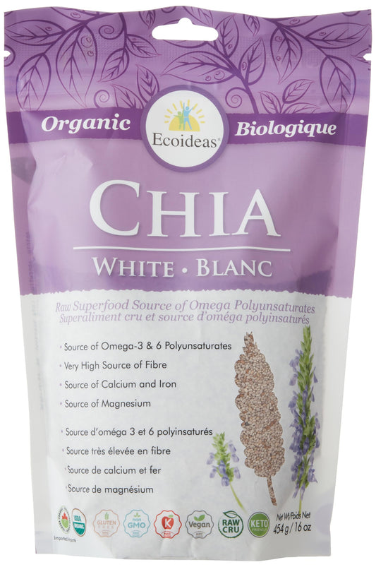 Organic White Chia Seeds