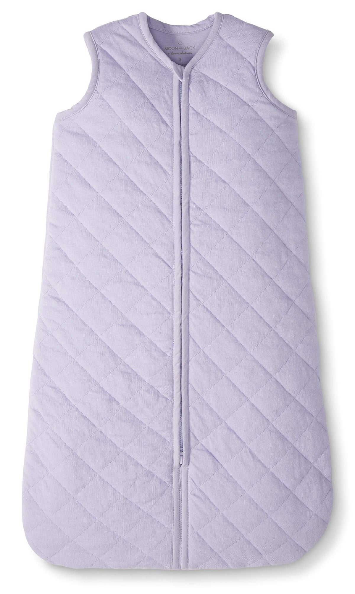 Moon and Back by Hanna Andersson Unisex Babies' Wearable Blanket Sleepwear, Purple, 3-6 Months