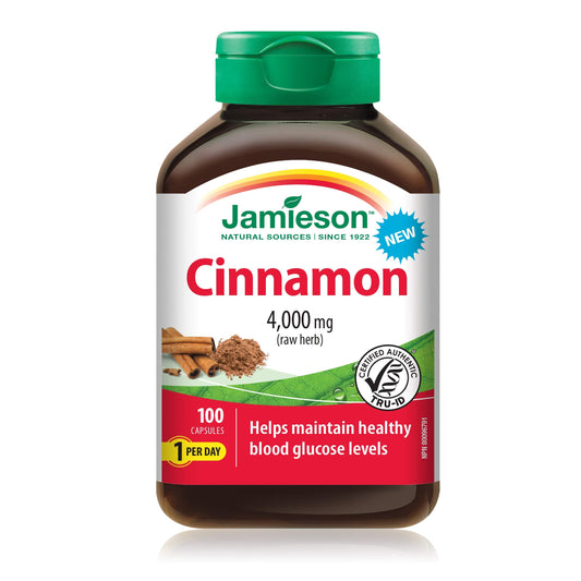 Jamieson Cinnamon 4, 000 Mg, 100 Count