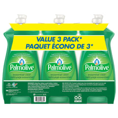 Palmolive Essential Clean Dish Soap, Original Scent 828ml (Triple Pack) - Biodegradable, Phosphate & Residue-Free Liquid Dish Soap - Removes Grease & Grimes from Dishes