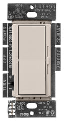 Lutron Diva LED+ Dimmer for Dimmable LED, Halogen and Incandescent Bulbs | Single-Pole or 3-Way | DVSCCL-153P-TP | Taupe