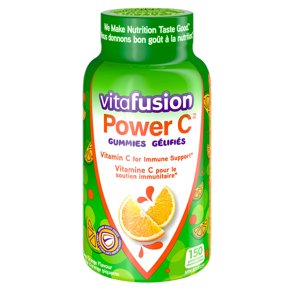 Vitafusion Power C Adult Vitamin Gummies, Antioxidants1, Immune function2, 150 Count (1.5-month supply), Packaging may vary.