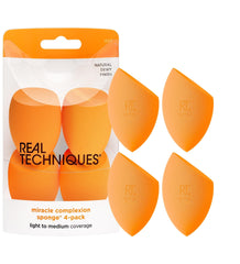 Real Techniques 4 Miracle Complexion Sponges, 1 Count
