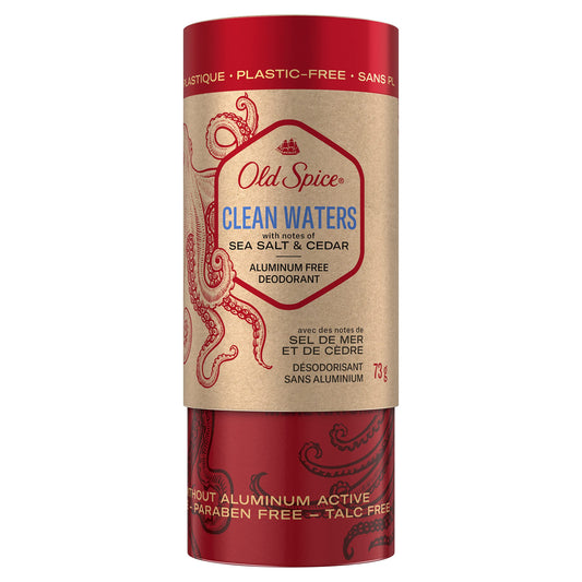 Old Spice Clean Waters Deodorant for Men with Cedar & Salt, 73 g