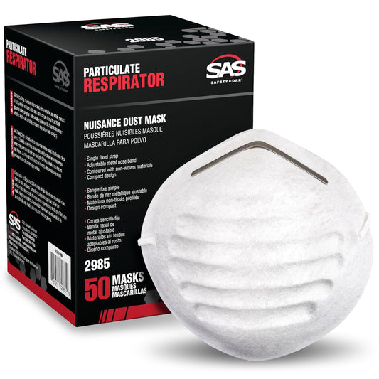 SAS Safety 2985 Non-Toxic Dust Mask Box of 50