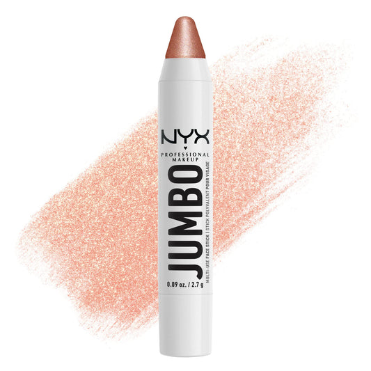 NYX PROFESSIONAL MAKEUP, Jumbo Multi-Use Face Stick, Highlighter, Pearl Finish, Vegan Formula - Coconut Cake