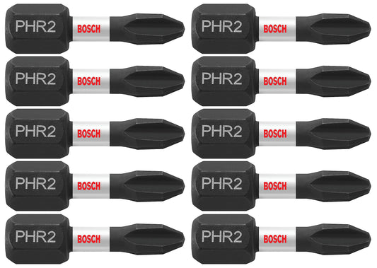 BOSCH ITPH2R1B 1 in. Phillips #2R Impact Tough Screwdriving Bit