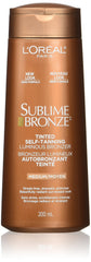 L’Oréal Paris Tinted Self-Tanning Luminous Bronzer, Sublime Bronze, With Vitamin E and Micro-Pearls, Streak-Free, Dramatic Shimmer, Medium, 200 ml