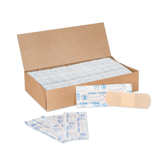 American White Cross 1314000 Sheer Adhesive Strips, Sterile, 1" x 3" Bulk, 150/Tray, 10 Tray/Case (Pack of 1500)