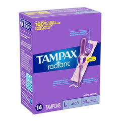 TAMPAX RADIANT 12/14 LIGHT 1X W/3CT INR CA