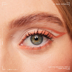 NYX PROFESSIONAL MAKEUP, Vivid Rich Mechanical Pencil, Eyeliner, Rich shades, Vegan Formula - Tigers Prize (Orange)