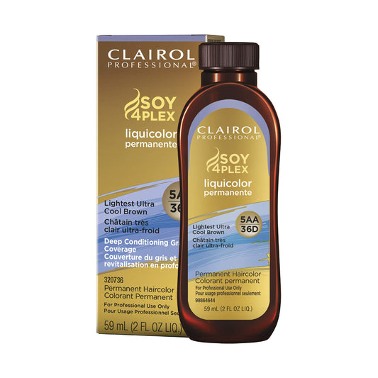 Clairol Professional Permanent Liquicolor, 5aa Light Ultra Cool Brown, 2 oz. - Packaging May Vary