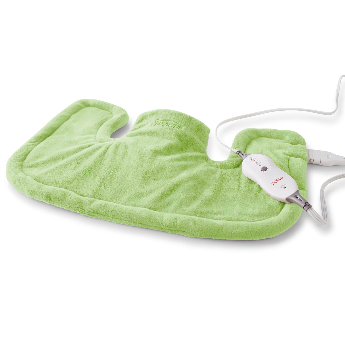 Sunbeam Renue Heat Wrap, Tension Relief Electric Heating Pad, Spa Green