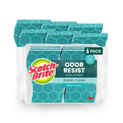 Scotch-Brite Scrub Dots Heavy Duty Scrub Sponge, 6 Count