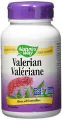 Nature's Way Valerian Root Extract - Nighttime Sleep Support - Valerian supplement – Gelatin Free, Non-GMO - 90 Vegetarian Capsules